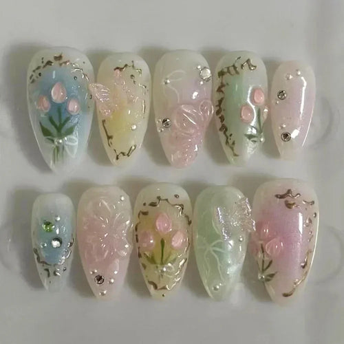 Butterfly Ballet Press-On Nails